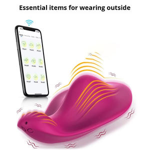 Vibrador Borboleta Remoto APP à Prova D'Água Estimulador de Ponto G e Clitoriano Ultra Leve Produtos Sexuais para Mulheres - Product Image 3