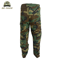 Tenue tactique unisexe De-Make style camouflage grenouille, en coton Ripstop, vêtements de chasse, mélange polyester 65/35, multi-poches, résistante aux perforations