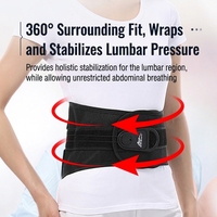 Ceinture de soutien lombaire réglable à cordon de serrage pour stabiliser la colonne vertébrale et soulager les tensions lombaires lors des squats, de la musculation et de l'entraînement physique