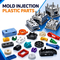 Services de moulage par injection sur mesure S136, durcissement par trempage, CNC/EDM/électro-érosion à fil, ABS/PVC/PP/PE/PC/PS/POM, tolérance 0,01, classe 101, moules