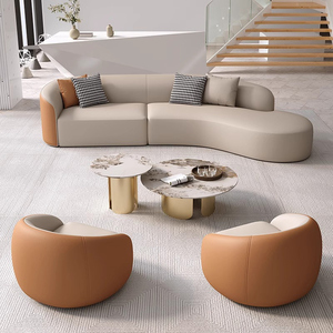 Sofá Seccional Curvo de Moda con Esponja, Asientos Comerciales para Centros Comerciales, Hostales, Oficinas y Tiendas, Sofá <span class=keywords><strong>Cómodo</strong></span> con Alta Tasa de Recompra - Product Image 1