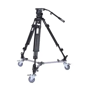 Professionele Zware Stand Statief Met Caster Wielen Voor Video Camera Teleprompter