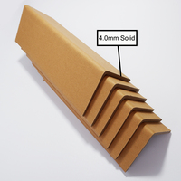 Protecteur d'angle en papier kraft 50x50x5mm en forme de L, protection de bord robuste, noyau solide, respectueux de l'environnement, protection de palette, taille personnalisée