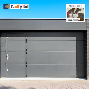 <span class=keywords><strong>Puerta</strong></span> de <span class=keywords><strong>Garaje</strong></span> Automática Plegable de Acero con <span class=keywords><strong>Puerta</strong></span> Peatonal para Uso Residencial y en Villas - Product Image 2