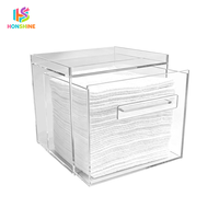 Boîte de présentation en acrylique transparente anti-poussière sur mesure, avec feuilles de plastique, pour le rangement de dioramas
