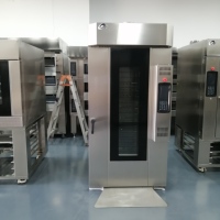Four rotatif à air chaud 15 plateaux, méthode pain et toast, méthode bâtonnets, circulation d'air chaud, convection d'air chaud, four commercial