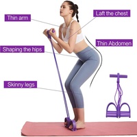 Asas para hacer ejercicio, cómodo, para hombres y mujeres, entrenamiento de fuerza, terapia física, bandas de resistencia para el hogar