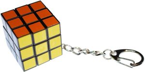 Souvenir Magic Cube Keychain Plastic Magic Cube Keychain - Product Image 1