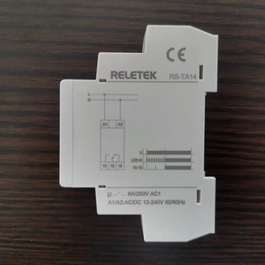 RELETEK RS-TB14-16/RS-TB24-16 소형 고출력 시간 지연 타이머 모듈 릴레이 50/60HZ AC/DC12-240V 16A 릴레이 미니 화이트 - Product Image 5