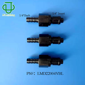 Conector Rápido de Plástico POM Negro Tipo L JUPlasFitting con Válvula de Retención de 6.0-10.0mm para Control de Fluidos - Product Image 3