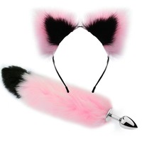 Kit de godemichet anal en métal sexy pour couple, masseur de prostate, pour cosplay