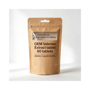 Suplemento de Extracto Herbal, Ácido Valerénico, Tabletas de Raíz de Valeriana, Píldoras para Dormir, Tabletas de Valeriana - Product Image 1