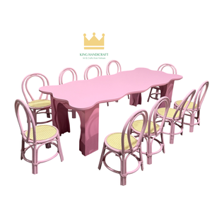 Sillas Infantiles de Mimbre Hechas a Mano en Oferta para Fiestas de Cumpleaños, Asientos Infantiles de Mimbre Natural, Muebles Ecológicos - Product Image 5