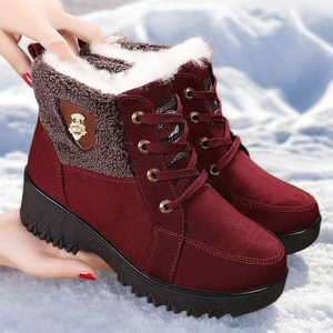 <span class=keywords><strong>Bottes</strong></span> d'hiver chaudes et antidérapantes pour femmes, avec patch emblème, pour les sorties quotidiennes, les tenues décontractées d'automne et d'hiver - Product Image 4