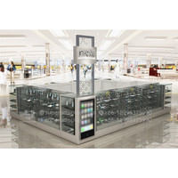 Présentoir verre pour téléphone portable, armoire moderne pour téléphone portable, idéal pour la réparation de meubles