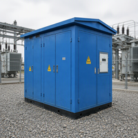 Poste de transformateur préfabriqué de style européen YBW-12, unité électrique extérieure 10 kV 400 V pour l'infrastructure urbaine