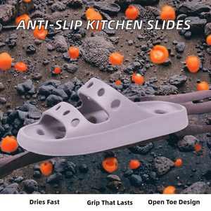 Sandalias de Cocina Antideslizantes de Secado Rápido con Suela de Goma y Punta Abierta, Sandalias de EVA para Hombre y Mujer, Zapatos de Chef para Hotel de Verano - Product Image 2