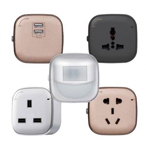 Regleta de alimentación <span class=keywords><strong>GSS</strong></span> para oficina en casa, superficie de riel de pista, escritorio de pared integrado, toma de corriente eléctrica multifuncional con USB - Product Image 5