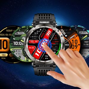 สมาร์ทวอทช์ HT30 สำหรับผู้ชาย สำหรับกีฬากลางแจ้ง หน้าจอ 1.7 นิ้ว รองรับการโทรผ่านบลูทูธ แบตเตอรี่ 600mAh ตรวจวัดอัตราการเต้นของหัวใจ กันน้ำ ไฟฉาย ควบคุมด้วยระบบสัมผัส - Product Image 3