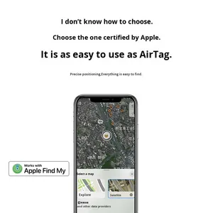 Localizador inteligente GPS resistente al agua para uso acuático, etiquetas de aire de red 4G, dispositivo antipérdida para ancianos, compatible con 'Find My' IP67 de <span class=keywords><strong>Apple</strong></span> - Product Image 4