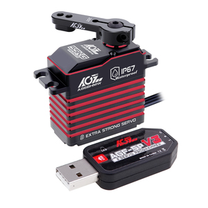 AGFRC A86BHMW 86g Engrenage en acier 55KG Voiture RC Brushless Robot 8.4V HV Étanche IP67 Numérique Programmable Grande Taille Jouet - Product Image 1