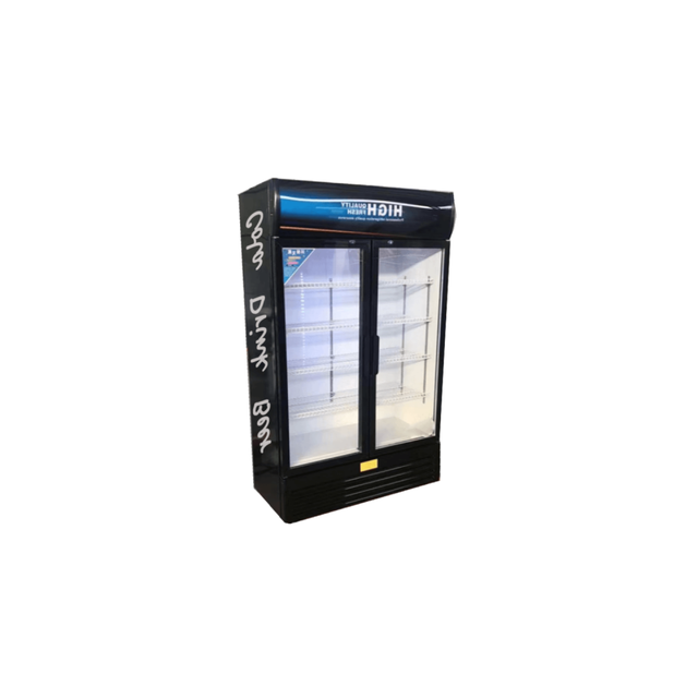 Vertical Double Door Low Temperature Refrigeration Fresh-keeping Display Refrigerator
