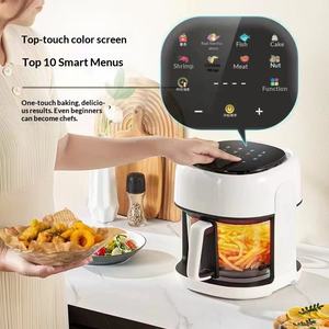 Friteuse à air intelligente multifonctionnelle électrique à grande capacité avec cuve en verre visible pour la maison – Vente en gros - Product Image 4