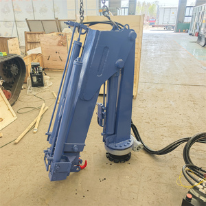 Mini-grue de levage 1 tonne pour remorque de pick-up, conception hydraulique pliable, pompe montée sur camion, déplacement urbain - Product Image 6