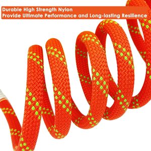 Corde statique <span class=keywords><strong>de</strong></span> 10,5 mm en nylon, longueur et couleur personnalisables, vente en gros d'usine, pour équipement d'escalade B2B et <span class=keywords><strong>de</strong></span> sauvetage - Product Image 3