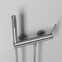 Robinet de baignoire contemporain mitigeur chrome poli robinet de douche de baignoire robinet de baignoire mural en laiton