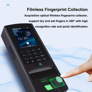 Okul veya ofis katılım kiti parmak izi yüz tanıma kamera erişim kontrol makinesi - Product Image 4