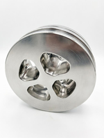Moule d'extrusion en aluminium usiné CNC de marque Huayi avec trous de distribution pour presse d'extrusion de profilés en aluminium, modèle 24