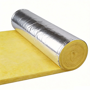 Manufacturer Wholesale Class A <b>Glass</b> Wool Thermal Insulation Blanket for Acoustic and Fireproof Insulation - Product Image 2
