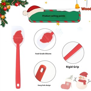 Spatule <span class=keywords><strong>en</strong></span> silicone portable fiable, pour une mesure précise et un raclage efficace de la pâte dans la fabrication professionnelle du pain commercial - Product Image 4