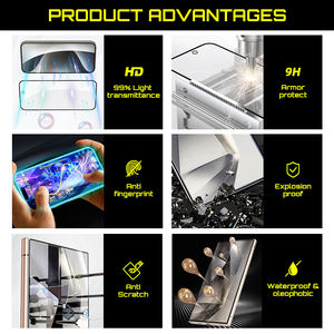 Protection d'écran 9H pour iPhone 17/17 Air/17 Pro Max, <span class=keywords><strong>film</strong></span> protecteur Gorilla antistatique et anti-espion - Product Image 5