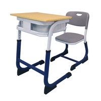 Primaire Secondaire Lycée Salle De Classe Meubles Table Salle De Classe Unique Étudiant Chaise De Bureau pour Enfants