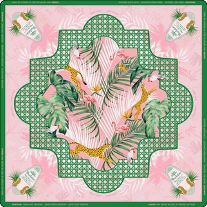 Luxe Mahjong Tafelmatten Natuurlijk Neopreen Antislip Waterdicht Palmgroen Blad Mahjong Mat voor Amerikaans Mahjong - Product Image 2