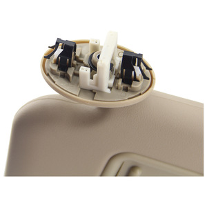 Pare-soleil beige Toyota RAV4 74320-42501-A1 monté sur le toit avec miroir de courtoisie - Product Image 3