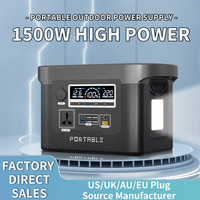 Alimentation extérieure 220V, batterie portable LiFePO4, affichage LED, protection BMS, camping, vente ambulante, maison