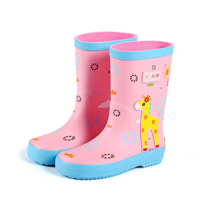 Nouvelles chaussures de pluie en caoutchouc pour enfants, bottes de pluie imperméables, chaussures <span class=keywords><strong>d</strong></span>'<span class=keywords><strong>eau</strong></span> pour grands enfants, chaussures <span class=keywords><strong>d</strong></span>'<span class=keywords><strong>eau</strong></span> pour garçons et filles <span class=keywords><strong>d</strong></span>'école primaire, bottes Wellington pour bébés, cerf - Product Image 4