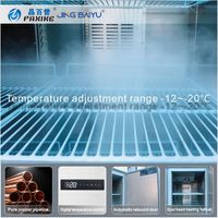 LD-12 RVS Diepvriezer met gelijkmatige temperatuurverdeling, rechtopstaand, negatief, voor levensmiddelenwinkel en café