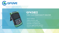 GFUVE GF438II ANALYSEUR DE QUALITÉ DE PUISSANCE TRIPHASÉ