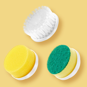 Multi-functional Cleaning <b>Brush</b> for Kitchen Bathroom Toilet Wireless Handheld <b>Power</b> Scrubber with Replaceable <b>Brushes</b> - Product Image 1