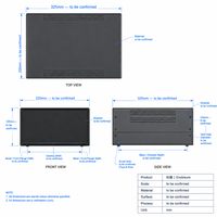 Boîtier d'alimentation étanche en aluminium OEM&ODM RUICHI pour fabrication de tôlerie, estampage, découpe laser et pliage