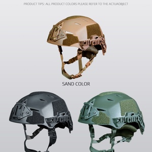 Casco Táctico Ligero con Parches de Velcro para Protección de Cabeza en Deportes al Aire Libre, Unisex para Adultos, Material PC EPS - Product Image 2