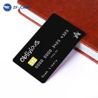 ZF CARD Angepasster Chip 13,56MHz EM4305 1K Wasserdichte NFC RFID Hotelschlüsselkarte für CR80 Kontaktlose Zugangskontrolle
