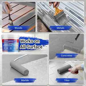 Enduit d'étanchéité polyuréthane écologique, durable et imperméable pour toitures, murs, piscines - Utilisation intérieure/extérieure, réparation de fuites haute résistance - Product Image 5