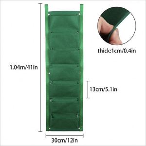 Hot Selling Plant Growing Bags Potato Poly Grow Bag Felt Vertical <b>Wall</b> Hanging <b>Planter</b> - Product Image 5