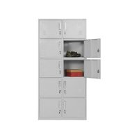 Archivador de Oficina Moderno de Acero con Cerradura, 3 Cajones Ajustables y Panel para Documentos Reforzado, para Almacenamiento de Contabilidad Financiera