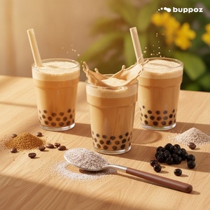 กาแฟสำเร็จรูปชนิดผง 1 กก. บรรจุถุง ฮาลาล HACCP สำหรับร้านชานมไข่มุก รับผลิตแบบ OEM ODM รสชาติตามสั่ง - Product Image 6